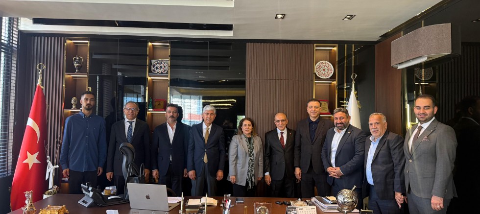 BAKAN YARDIMCISI VE ÜST DÜZEY HEYETTEN ERCAN ÇAĞ’A ZİYARET