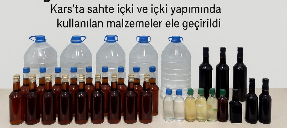 Kars’ta Kaçak İçki Operasyonu: 14 Şüpheli Gözaltında