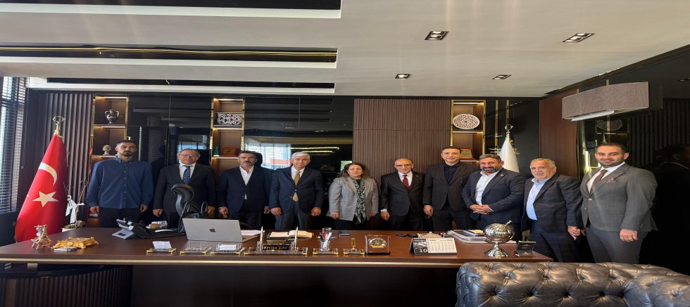BAKAN YARDIMCISI VE ÜST DÜZEY HEYETTEN ERCAN ÇAĞ’A ZİYARET