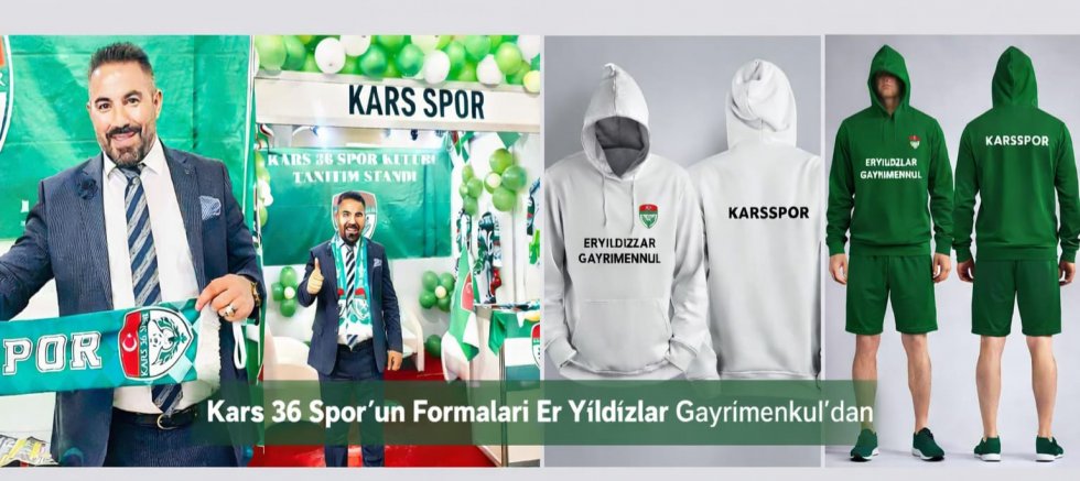KARS 36 SPOR'UN FORMALARI ERYİLDİZLAR GAYRIMENKUL'DAN