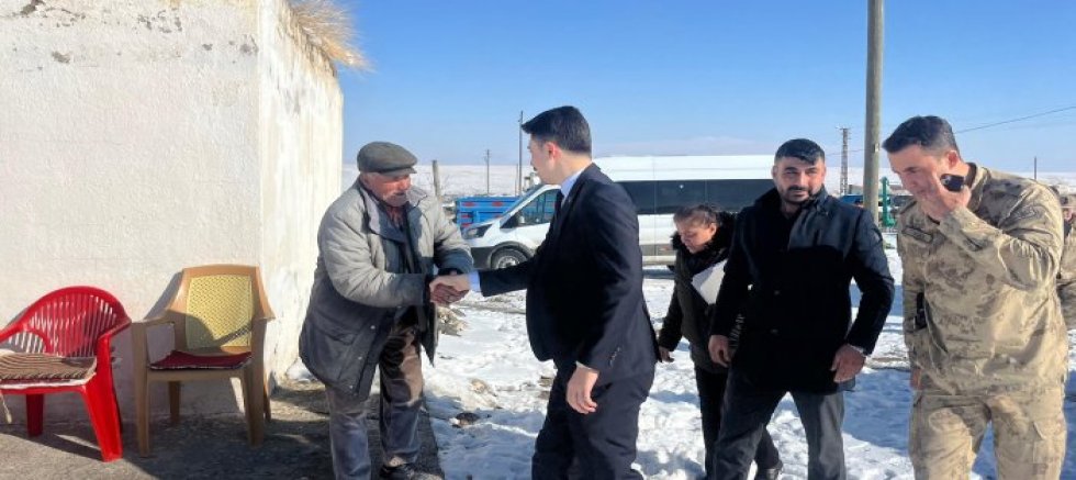 Kaymakam Kahraman’dan Çatak Köyü’nde Hane Ziyareti