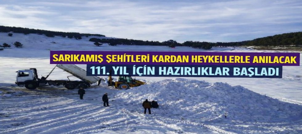 Sarıkamış Şehitleri Kardan Heykellerle Anılacak: 111. Yıl İçin Hazırlıklar Başladı