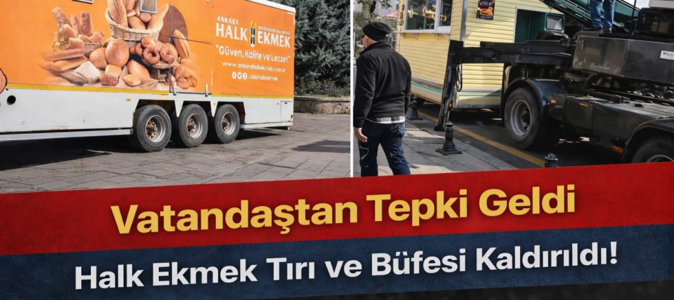 Ulus’ta Halk Ekmek Tırı Kaldırıldı: Vatandaştan Fiyat Tepkisi