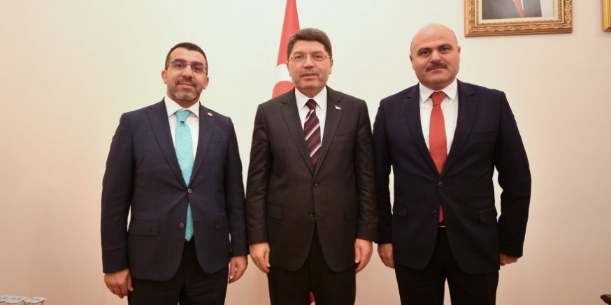 Milletvekili Çalkın, Başkan Sancar ile Adalet Bakanı Yılmaz Tunç'u ziyaret etti