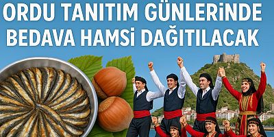 ANKARA’DA ORDU TANITIM GÜNLERİNDE BEDAVA HAMSI DAĞITILACAK!