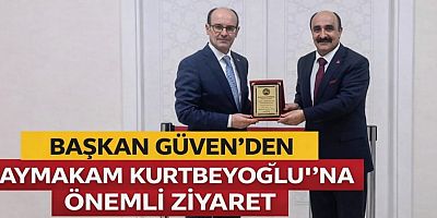 ANKARA KAHVECİLER ESNAF ODASI BAŞKANI İSA GÜVEN’DEN YENİMAHALLE KAYMAKAMI TAHSİN KURTBEYOĞLU’NA ZİYARET
