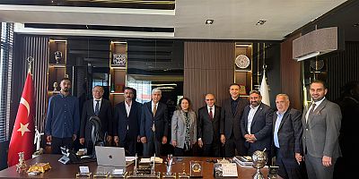 BAKAN YARDIMCISI VE ÜST DÜZEY HEYETTEN ERCAN ÇAĞ’A ZİYARET