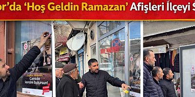 Digor’da Ramazan Coşkusu: “Hoş Geldin Ramazan” Afişleri İlçeyi Sardı