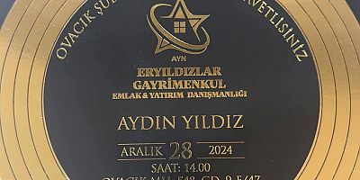 Eryıldızlar Gayrimenkul'den Ovacık'ta Yeni Şube Açılışına Davet