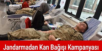Jandarmadan Kan Bağışı Kampanyası