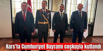 Kars Halkı 29 Ekim Cumhuriyet Bayramı’nı Coşkuyla Kutladı