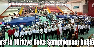 Kars’ta Türkiye Boks Şampiyonası başladı