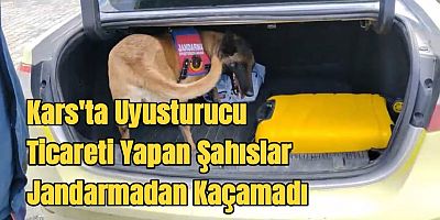 Kars'ta Uyuşturucu Ticareti Yapan Şahıslar Jandarmadan Kaçamadı