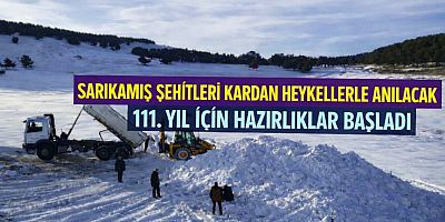 Sarıkamış Şehitleri Kardan Heykellerle Anılacak: 111. Yıl İçin Hazırlıklar Başladı