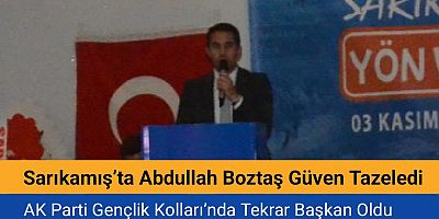 Sarıkamış’ta Abdullah Boztaş Güven Tazeledi: AK Parti Gençlik Kolları’nda Tekrar Başkan Oldu