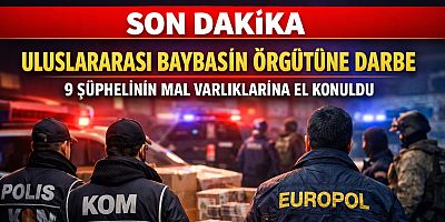 SON DAKİKA: ULUSLARARASI “BAYBAŞİN” SUÇ ÖRGÜTÜNE DARBE!