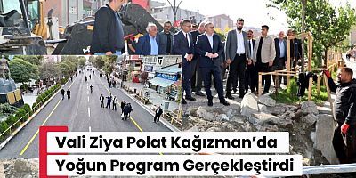 Vali Ziya Polat Kağızman’da Yoğun Program Gerçekleştirdi