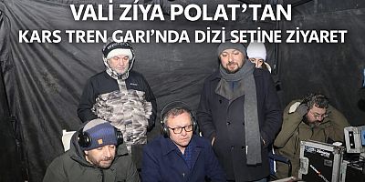 ZİYA POLAT KARS TREN GARINDA DİZİ SETİNDE 