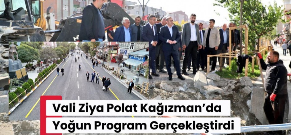 Vali Ziya Polat Kağızman’da Yoğun Program Gerçekleştirdi