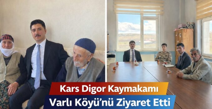 Kaymakam Kahraman Varlı Köyü’nde: Vatandaşın Talebini Yerinde Dinledi