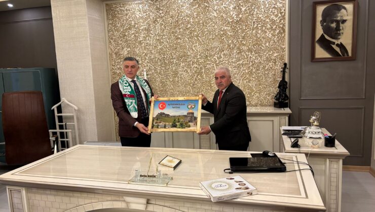 KARS DERNEKLER FEDERASYONU BAŞKANI NURİ DENİZ, ÇETİN NAZİK İLE GÖRÜŞTÜ