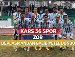 KARS 36 SPOR ZOR DEPLASMANDAN GALİBİYETLE DÖNDÜ!