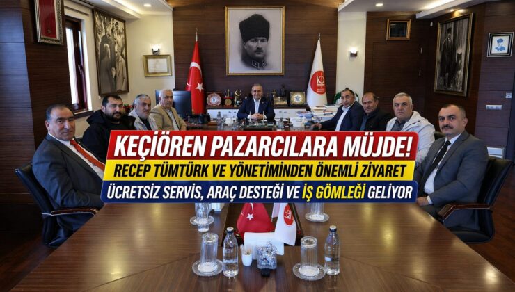 Keçiören pazarcılarına müjde: Başkan Mesut Özarslan, Recep Tümtürk ve yönetimine önemli araç desteğini sundu