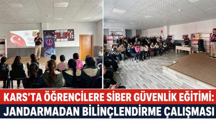 Kars’ta Öğrencilere Siber Güvenlik Eğitimi: Jandarmadan Bilinçlendirme Çalışması