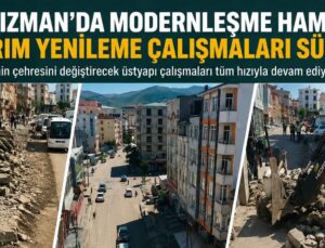 Kağızman’da Modernleşme Hamlesi: Kaldırım Yenileme Çalışmaları Aralıksız Sürüyor