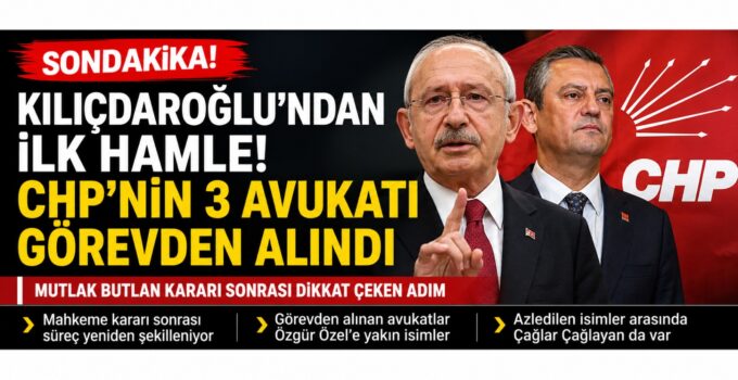 #SONDAKİKA: CHP’de Kritik Gelişme! Kemal Kılıçdaroğlu’ndan İlk Hamle Geldi
