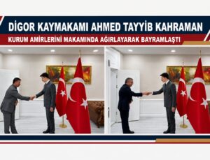 Digor Kaymakamlığı’nda Kurban Bayramı Bayramlaşması