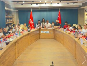 Hemşehrimiz Sanayici Gökhan Türkeş Öngel, Fabrikasında Minikleri Ağırladı