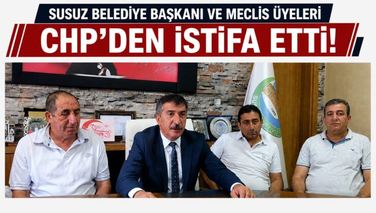 Kars’ın Susuz Belediye Başkanı ve Meclis Üyeleri CHP’den Ayrıldı, Yeni Siyasi Oluşuma Katılacaklarını Açıkladı
