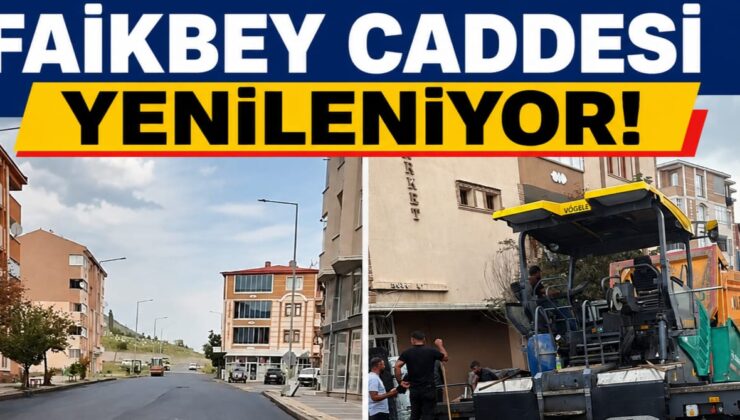 Faikbey Caddesi Yenileniyor: Kars’ta Yol Çalışmaları Başladı