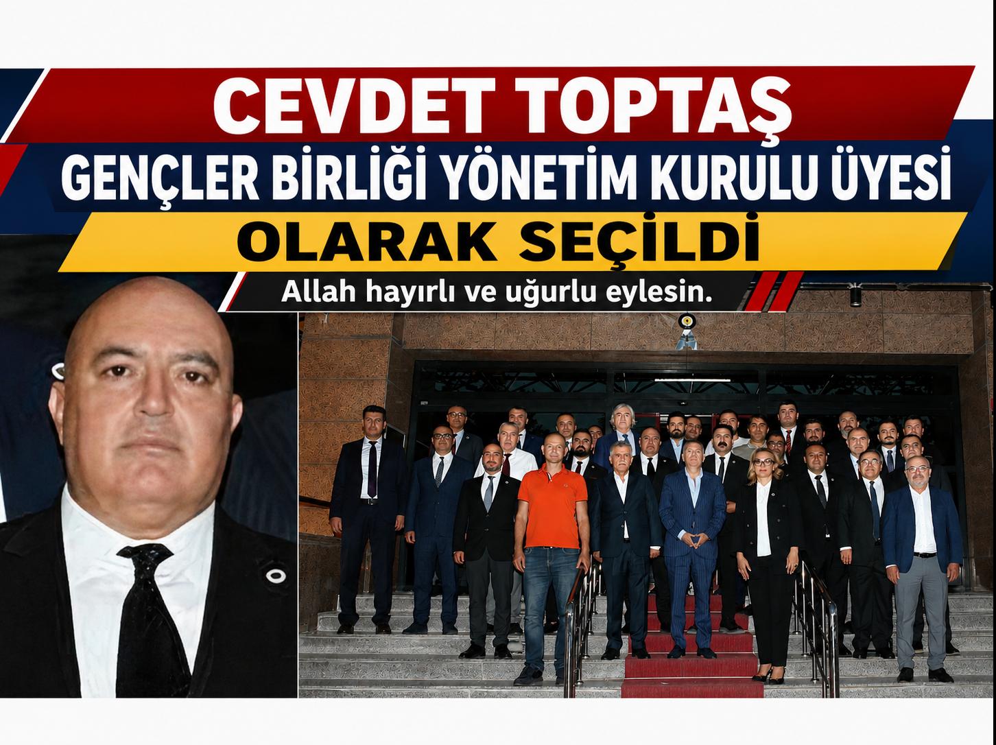 Cevdet Toptaş, Gençlerbirliği Yönetim Kurulu Üyeliğine Seçildi
