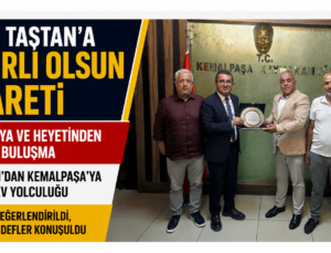 Kemalpaşa Kaymakamı Okan Taştan’a Hayırlı Olsun Ziyareti: Yasin Kaya ve Heyetinden Anlamlı Buluşma