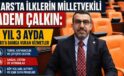KARS’TA İLKLERİN MİLLETVEKİLİ ADEM ÇALKIN: 3 YIL 3 AYDA KARS’A DAMGA VURAN HİZMETLER