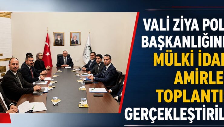 KARS’TA İLÇELERİN GÜNDEMİ MASAYA YATIRILDI: VALİ POLAT KAYMAKAMLARLA BULUŞTU