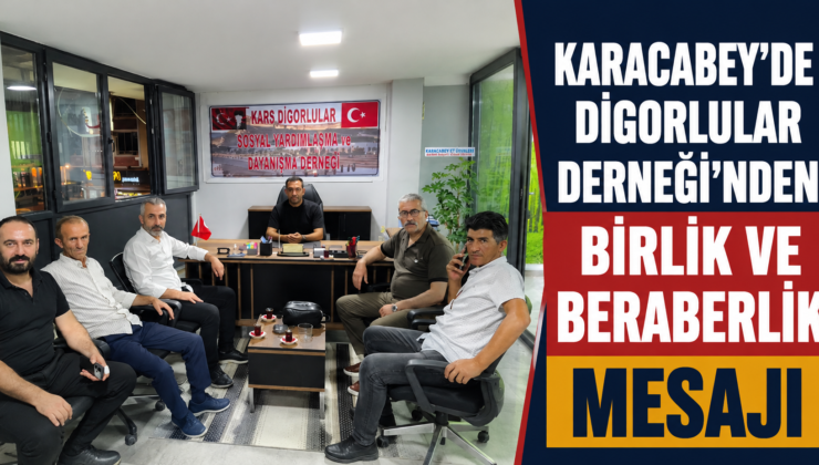 Karacabey’de Kars Digorlular Derneği’nde Birlik ve Beraberlik Buluşması